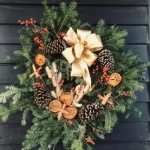 A holiday wreath