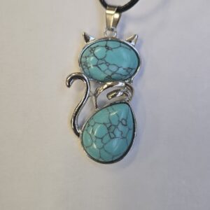 Necklace - Cat Gemstone